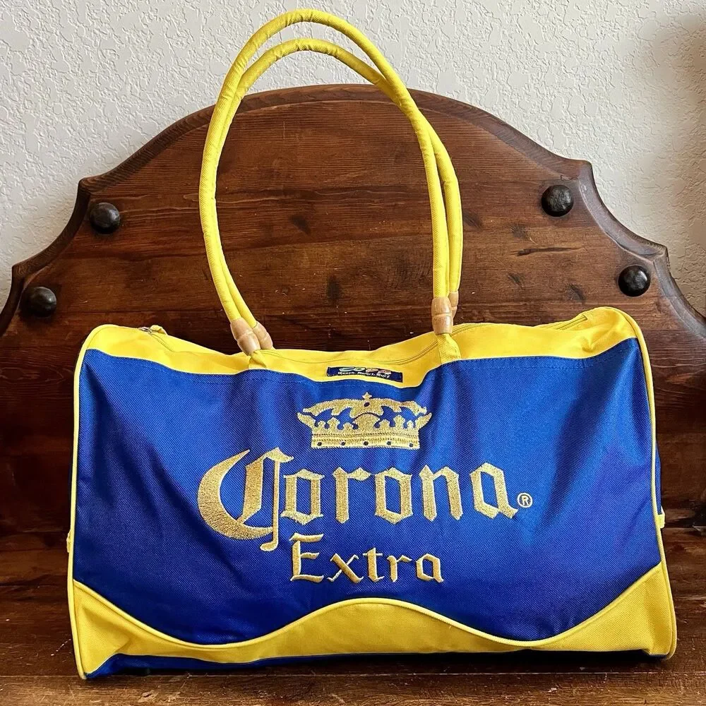 VINTAGE CORONA Copa Beach Sport Surf Corona Extra Beach Duffle Bag